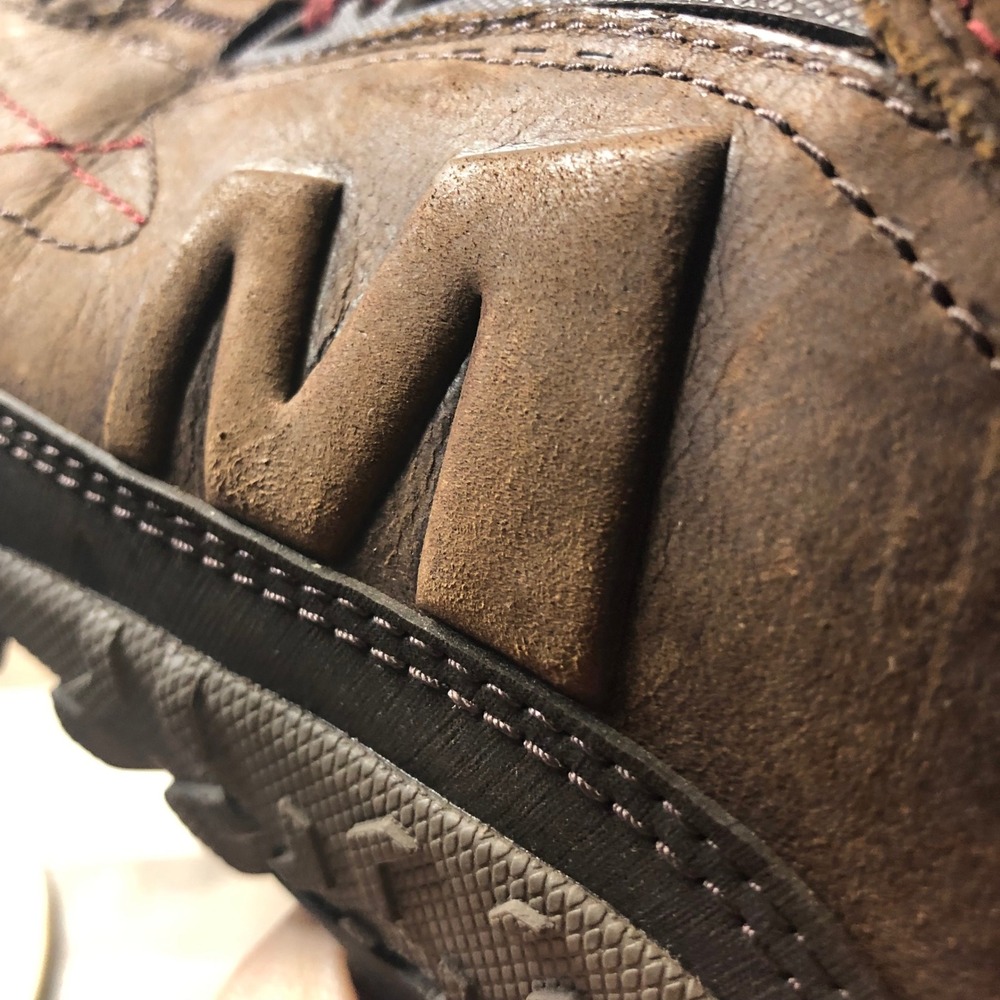 Merrell Annex Trak Low Hiking Shoes Mens 12 US Clay Brown Leather Vibram J91805 - Picture 4 of 16